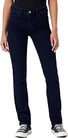 Wrangler Straight Jeans blue black (Damen)
