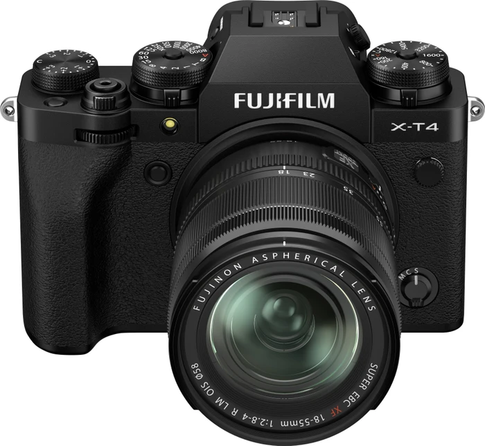 Fujifilm X-T4 schwarz mit Objektiv Fujinon XF 18-55mm 2.8-4.0 R LM OIS