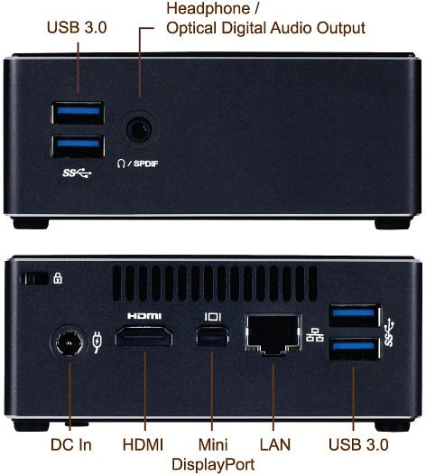 GIGABYTE Brix GB-BXi3H-4010