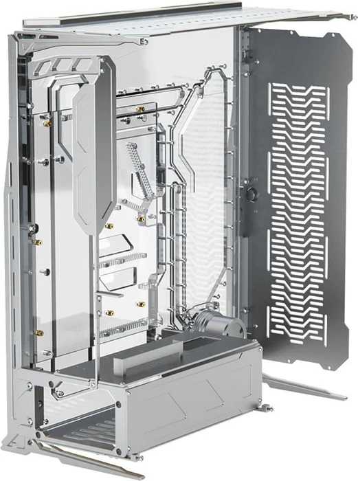 Singularity Computers Spectre [3.0], silber, Acrylfenster