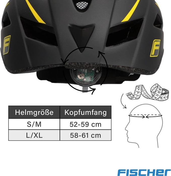 Fischer Urban Montis Helm schwarz