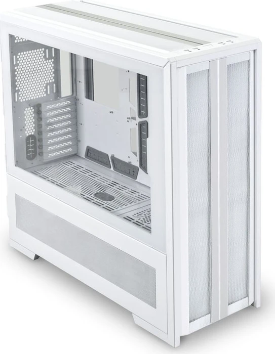 Lian Li V3000 Plus, weiß, Glasfenster