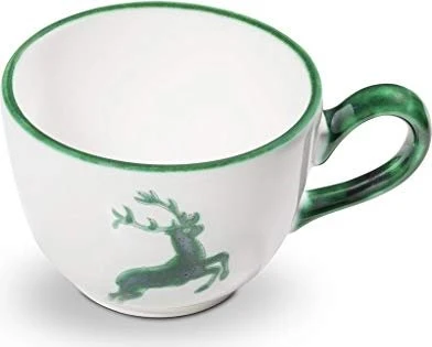 Gmundner Keramik Grüner Hirsch Kaffeetasse Cup 9.5cm