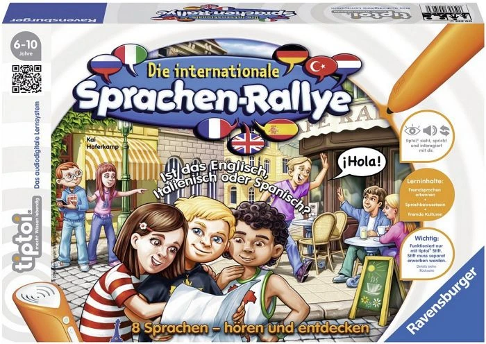 Ravensburger tiptoi Spiel: Die Internationale Sprachen-Rallye