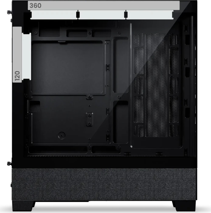 Phanteks XT View Matrix Black, schwarz, Glasfenster