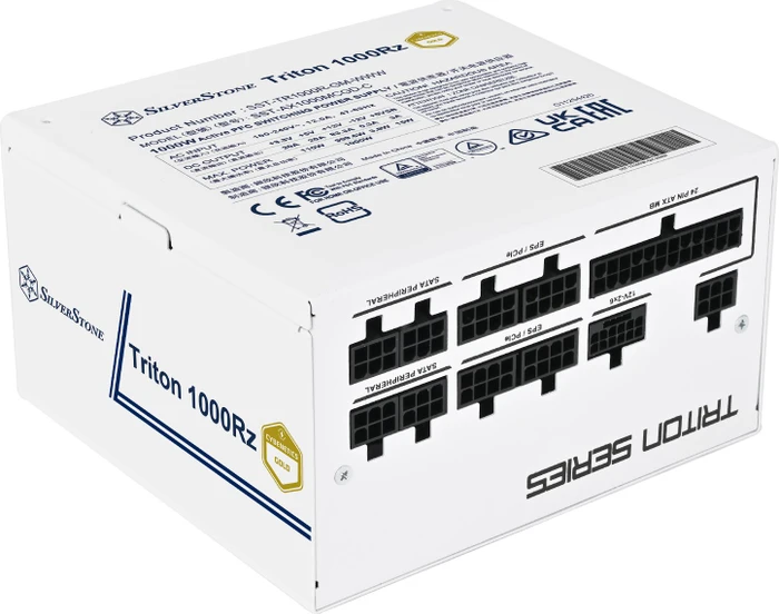 SilverStone Triton 1000Rz White Edition 1000W, ATX 3.1