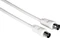 Hama Antennen-Kabel Koax-Stecker - Koax-Kupplung, 3m, 75dB, weiß Vorschaubild