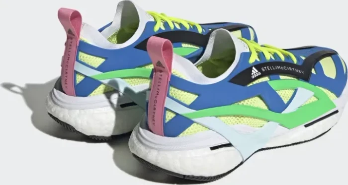 adidas Solar Glide by Stella McCartney true blue/screaming green f21/cloud white (Damen)