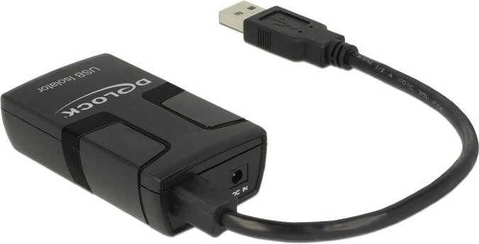 DeLOCK USB Isolator mit 5 KV Isolation, USB-A [Stecker] auf USB-A [Buchse]
