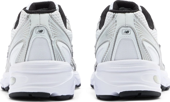 New Balance 740 white/metallic silver/black