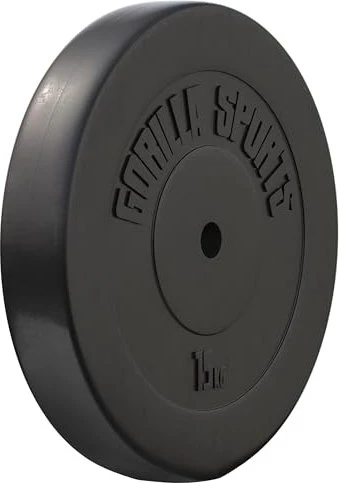 Gorilla Sports Kunststoff Hantelscheibe 15kg