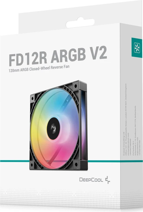 DeepCool FD12R ARGB V2, schwarz, 120mm