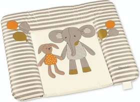 Sterntaler Wickelauflage Elefant Eddy + Hase Happy ecru