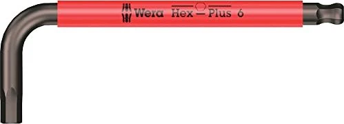 Wera 950 SPKS Multicolour Innensechskant Winkelschlüssel, 6x100mm