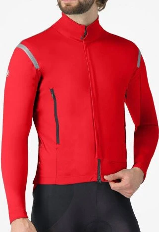Castelli Perfetto RoS 3 Fahrradjacke rich red/black reflex (Herren)