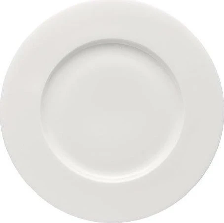 Rosenthal Brillance Bone China Weiss Frühstücksteller mit Fahne 23.3cm