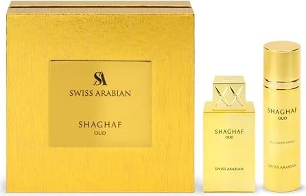 Swiss Arabian Shaghaf Oud EdP 75ml + parfümiertes Bodyspray 75ml Duftset