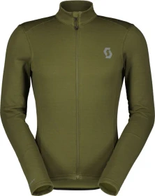 Scott Gravel Warm Merino Trikot langarm fir green (Herren)
