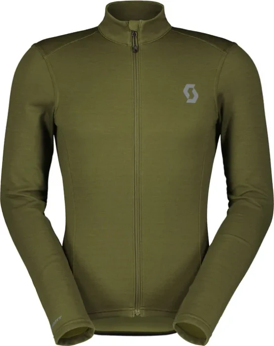 Scott Gravel Warm Merino Trikot langarm fir green (Herren)