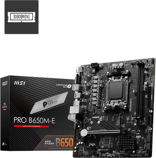 MSI PRO B650M-E (AMD AM5)