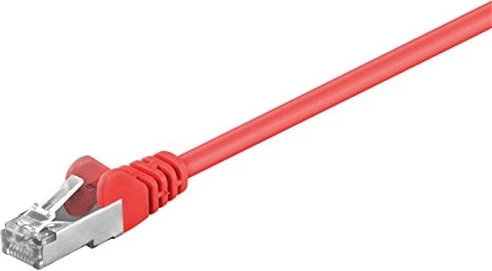 goobay Patchkabel, Cat5e, F/UTP, RJ-45/RJ-45, 20m, rot
