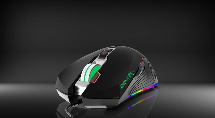 Inca IMG-347 RGB Gaming Mouse schwarz, USB