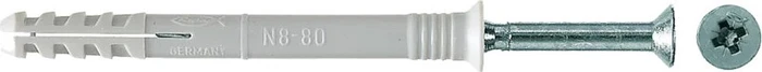 fischer N-S N S 8x100 Nageldübel Schrauben/Dübel-Sortiment, 100 Stück
