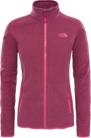 The North Face 100 Glacier Full Zip Funktionsjacke rose stripe (Damen)
