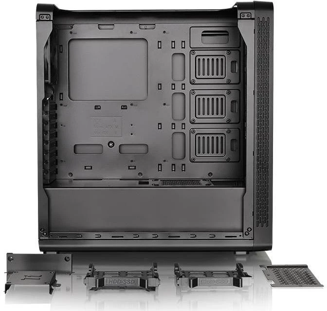 Thermaltake View 27 Gull-Wing schwarz, Acrylfenster