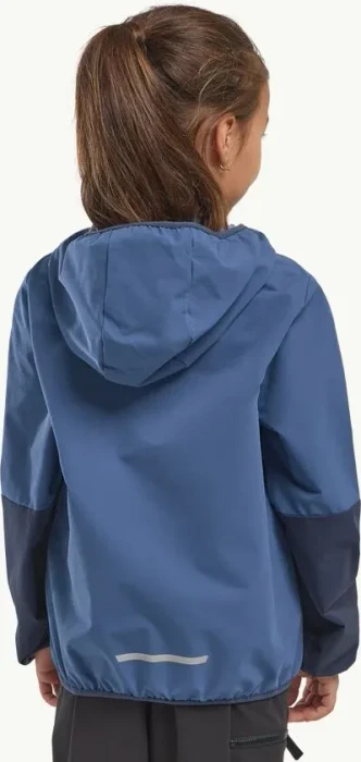Jack Wolfskin Turbulence Hooded Funktionsjacke night blue (Junior)