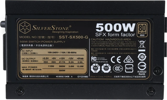 SilverStone SFX Series SX500-G (Rev. 1.1) 500W, SFX