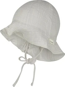 Sterntaler Sonnenhut aus Baumwoll Musselin mit Nackenschutz Hut lightgrau (Junior)