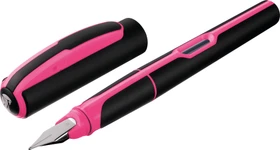 Pelikan Style neonpink/schwarz, rechte Hand/linke Hand, mittel, Faltschachtel
