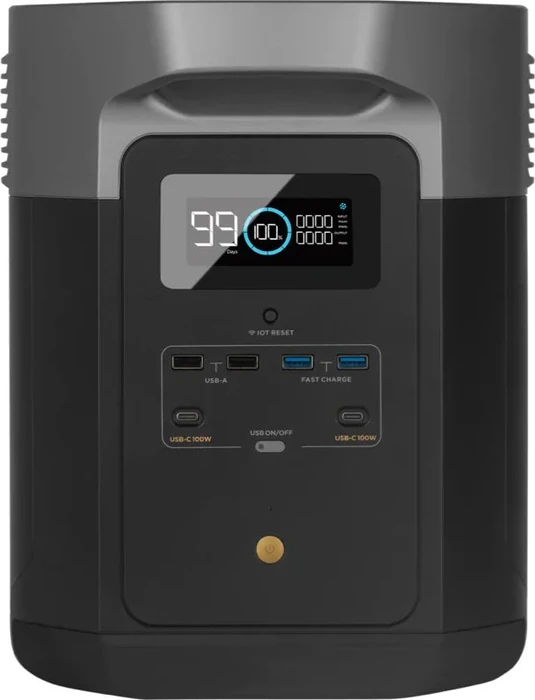 EcoFlow DELTA Max 2000 Power Station Solargenerator, 2016Wh