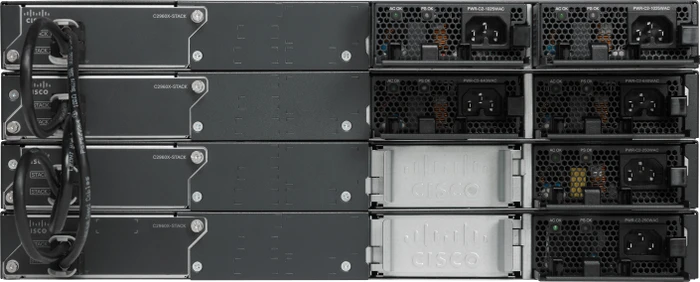Cisco Catalyst 2960-XR IP Lite Rackmount Gigabit Managed Stacking Switch, 48x RJ-45, 4x SFP, 740W PoE+