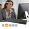 Nedis Multimedia Tastatur, schwarz, USB, FR Vorschaubild
