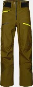 Ortovox 3L Deep Shell Hose lang green moss (Herren)