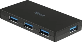 Trust USB-Hub, 4x USB-A 3.0, USB 3.0 Mini-B [Buchse] (20618)