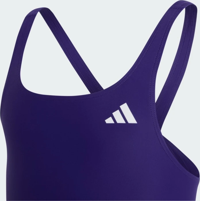 adidas V-förmiges Rückendesign Badeanzug collegiate purple (Junior)