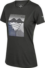 Regatta Fingal V Graphic Funktionsshirt kurzarm thyme (Damen)