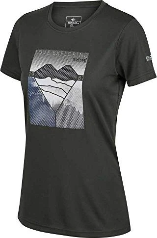 Regatta Fingal V Graphic Funktionsshirt kurzarm thyme (Damen)