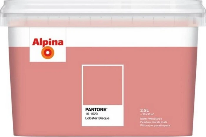 Alpina Farben Pantone Innenfarbe 16-1520 lobster bisque, 2.5l
