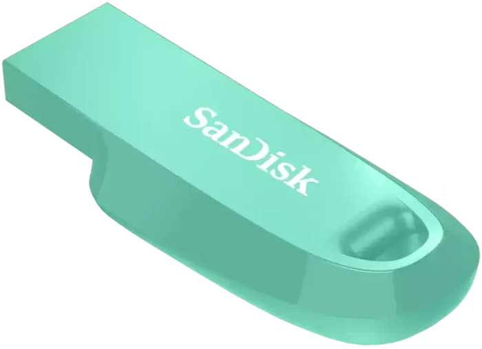 SanDisk Ultra Curve 256GB grün, USB-A, USB 3.2 Gen 1×1