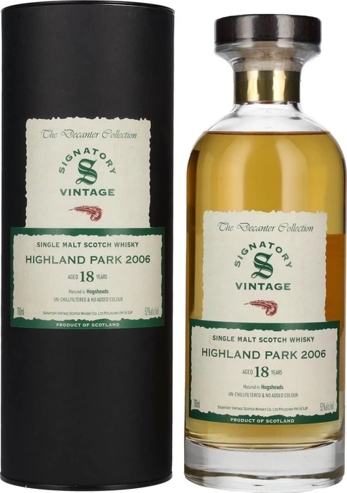 Signatory Vintage The Decanter Collection Highland Park 2006 700ml