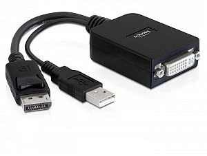 DeLOCK DisplayPort [Stecker] auf DVI [Buchse] Adapter, aktiv