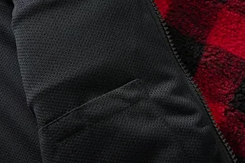 Brandit Teddyfleece Jacke rot/schwarz (Herren) (5021-41) – Bild 4 von 7