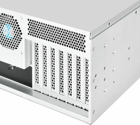 SilverStone RM400, Rackmount Storage, schwarz/grau, 4HE, ATX