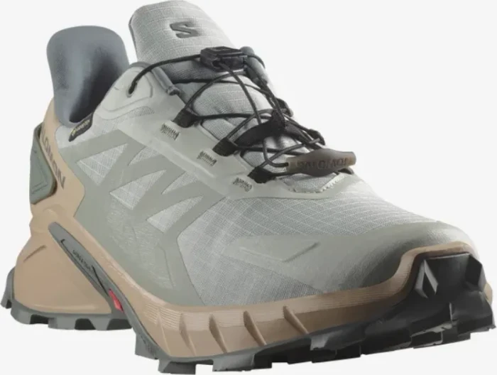 Salomon Supercross 4 GTX metal/white pepper/sedona sage (Herren)