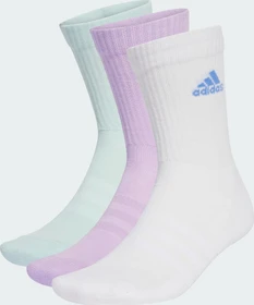 adidas Cushioned Crew Socken powder plum/white/halo mint, 3 Paare