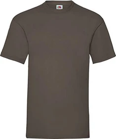 Fruit Of The Loom Valueweight T-Shirt kurzarm chocolate